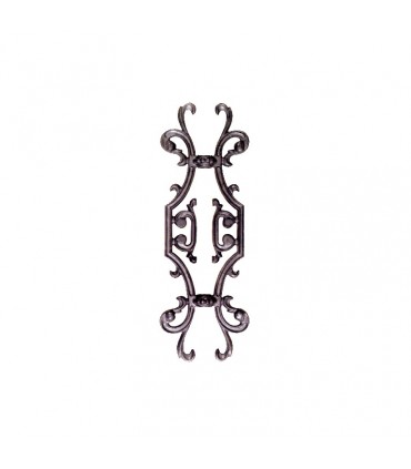 Habillage baulstre 380x120mm rond de ø16mm double face pour balcons