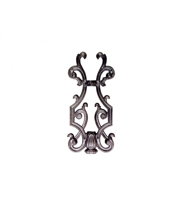Habillage balustre 285x130mm rond de ø16mm double face pour balcons