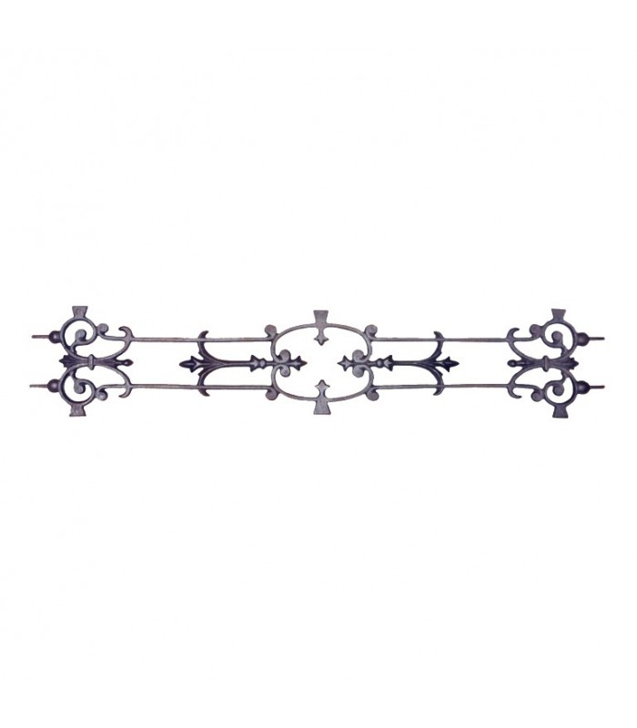 Décoration fonte double face 900x180mm pour appuis de fenetres