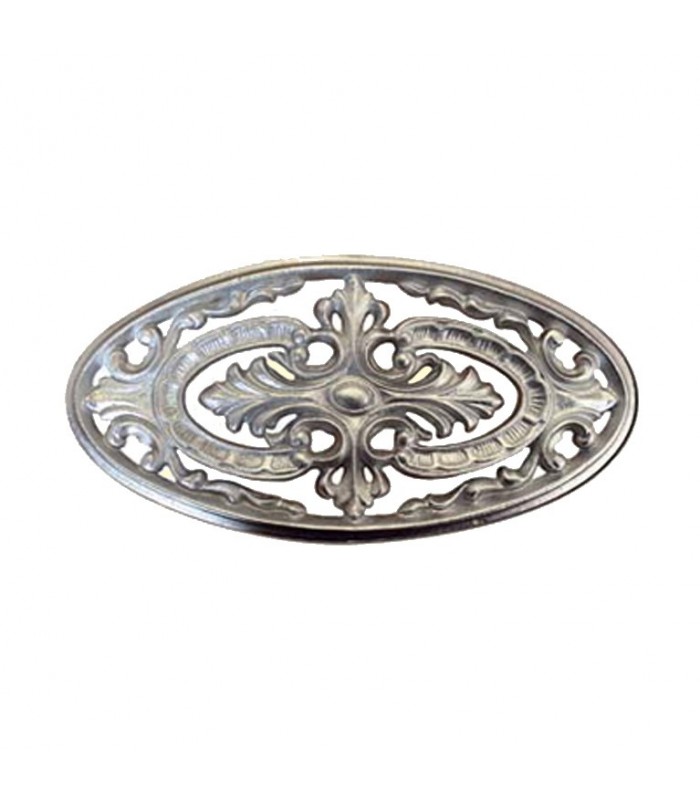 Palmette fonte zinguée 340x170mm épr 17mm pour soubassements