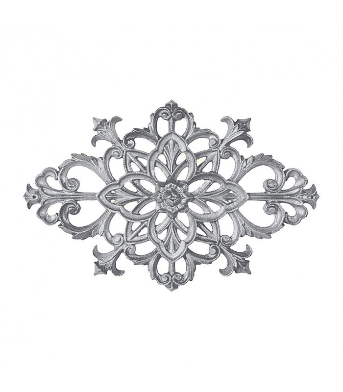 Palmette en ALU 370x240mm épaisseur 22mm pour portails ou portillons