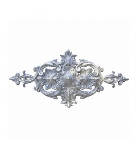 Palmette fonte zinguée 720x350mm épaisseur 60mm maximum pour grands portails