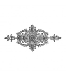 Palmette aluminium 720x350mm épaisseur 60mm maximum pour grands portails