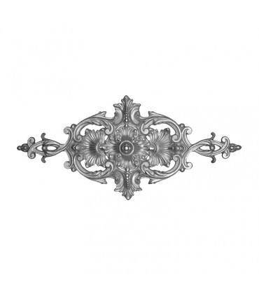 Palmette aluminium 720x350mm épaisseur 60mm maximum pour grands portails