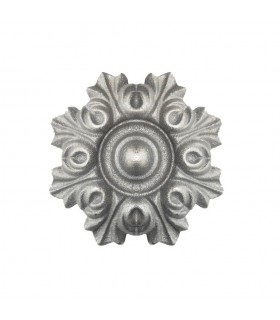 Rosace aluminium Ø100mm épaisseur 22mm décoration pour portails et portillons