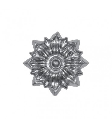 Rosace en ALU Ø90mm épaisseur 10mm décorative pour bas de portillons