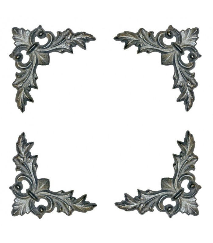 Décors d angles ALU 130x130mm épaisseur 17mm jeu de 4 pièces