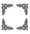 Décors d angles ALU 130x130mm épaisseur 17mm jeu de 4 pièces