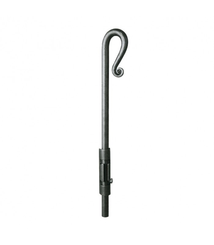 Verrou pistolet 500mm rond de ø16mm acier forgé à souder