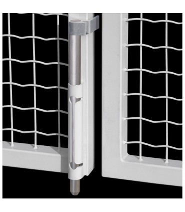 Verrou de sol à monter en applique se verrouille entre les vantaux