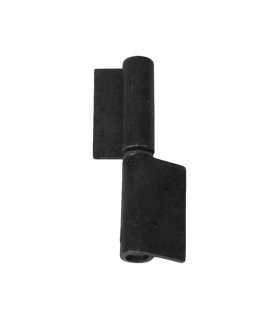 Gond paumelle 80mm avec ø 14mm extérieur à souder sur plats larges