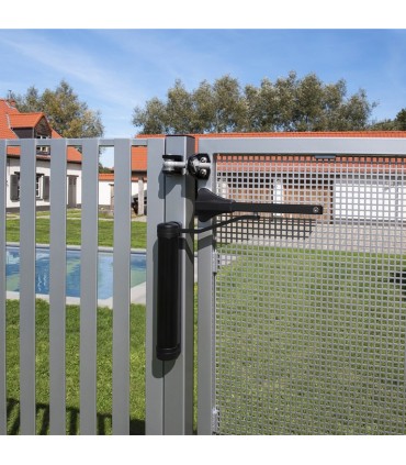 Fezrme portail compact hydraulique polyvalent