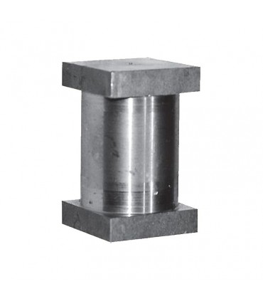 Axe pour gond réglable tiube de 35x35mm extérieur en acier à souder