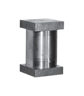 Axe pour gond réglable tube de 40x40mm extérieur en acier à souder