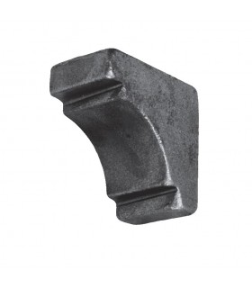 Renfort d'angle acier pour tube de 50x50mm à souder pour renforcer