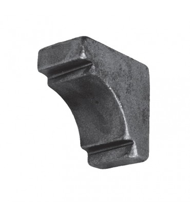 Renfort d'angle acier pour tube de 50x50mm à souder pour renforcer