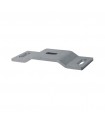 Platine emboutie 160x65mm en acier support de pivot crapaudine