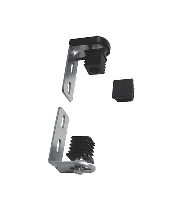 Ensemble gond-pivot tube 40x40mm avec nylon à glisser dans tube carré