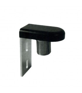 Ensemble équerre platine pour 40x40mm gond-pivot à bille à fixer au sol