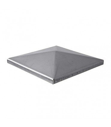 Couvre pilastre acier 120x120mm couvre poteau à souder