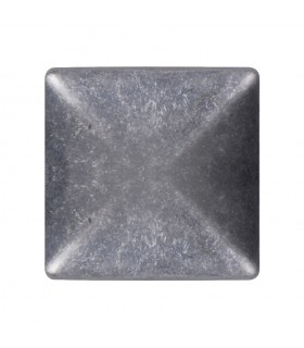 Couvre pilastre 60x60mm aluminium chapeau couvre poteau à coller