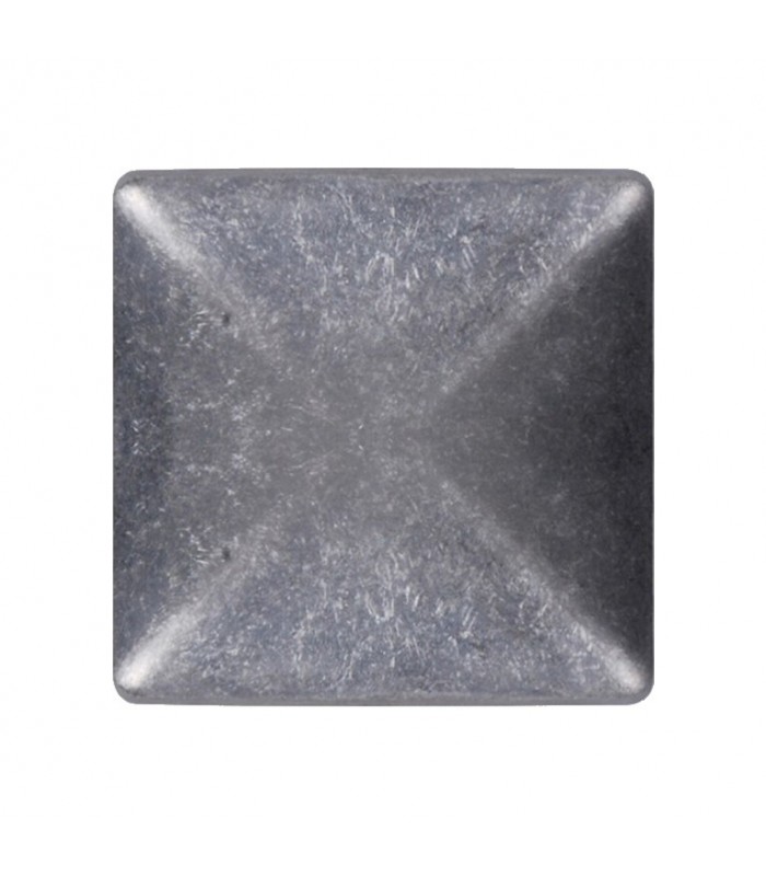 Couvre pilastre 60x60mm aluminium chapeau couvre poteau à coller