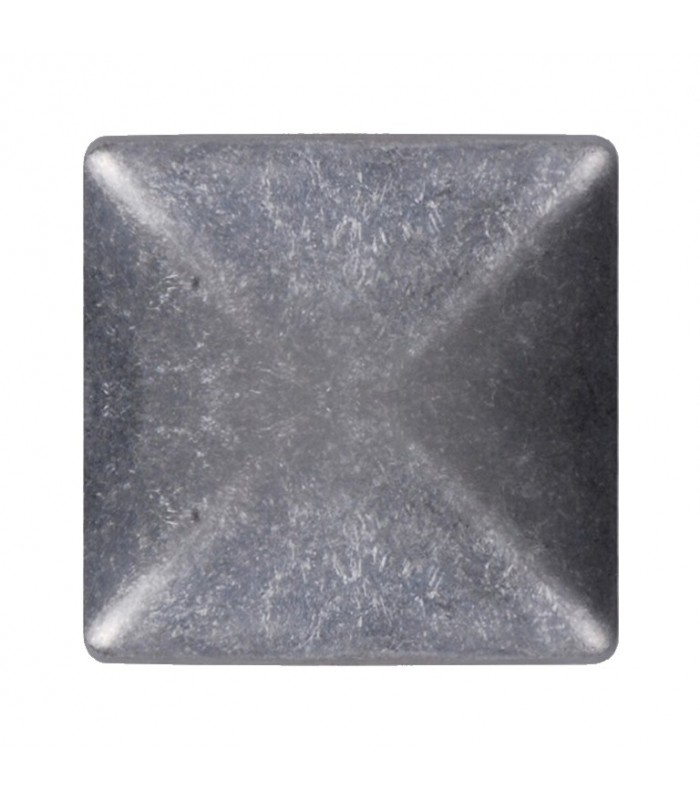 Couvre pilastre 80x80mm aluminium chapeau couvre poteau à coller