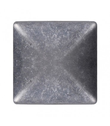 Couvre pilastre 80x80mm aluminium chapeau couvre poteau à coller