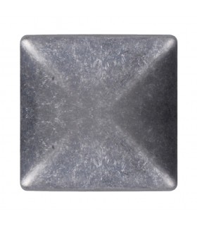 Couvre pilastre 100x100mm aluminium chapeau couvre poteau à coller