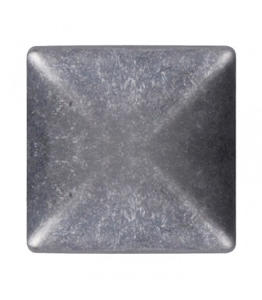 Couvre pilastre 100x100mm aluminium chapeau couvre poteau à coller