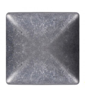 Couvre pilastre 120x120mm aluminium chapeau couvre poteau à coller