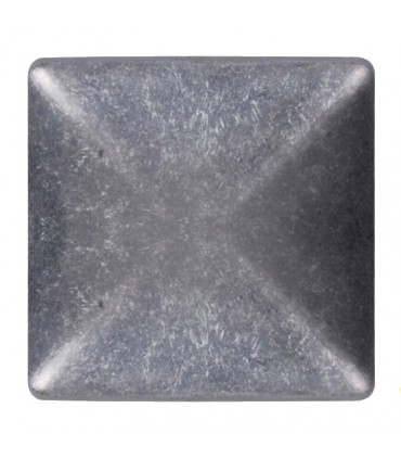 Couvre pilastre 120x120mm aluminium chapeau couvre poteau à coller