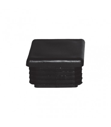 Bouchon nylon 25x25mm plein pour tube carré épaisseur 1 à 2mm