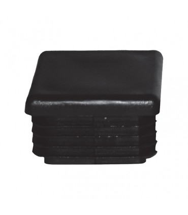 Bouchon nylon 50x50mm plein pour tube carré épaisseur 1 à 2mm