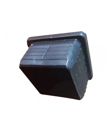 Bouchon nylon 50x50mm plein pour tube carré épaisseur 1 à 2mm