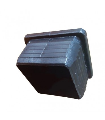 Bouchon nylon 60x60mm plein pour tube carré épaisseur 2 à 4mm