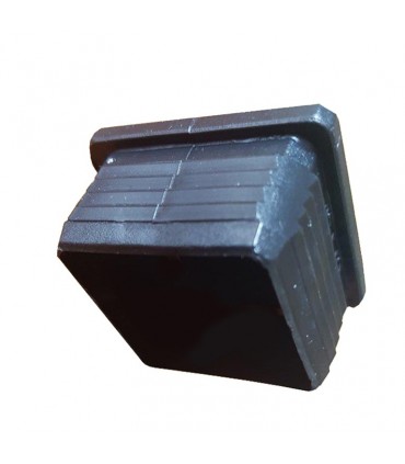 Bouchon nylon 80x80mm plein pour tube carré épaisseur 2 à 4mm