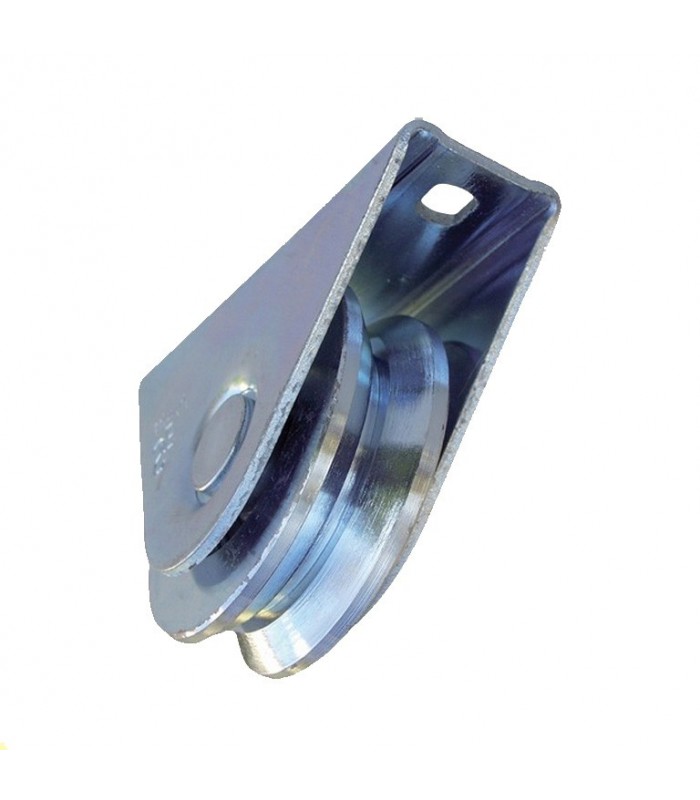 Roulette à visser Ø60mm avec en V pour portails coulissants