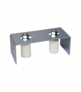 Rail de guidage 2 galets réglable pour portails coulissants