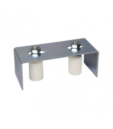 Rail de guidage 2 galets réglable pour portails coulissants