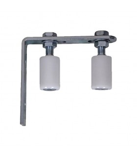 Rail de guidage 2 galets ø40mm réglable pour portails coulissants