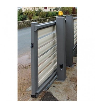 Bouchon guide pour rail 68x68mm de fin d'ouverture pour portail autoportant