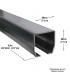 Rail autoportant 68x68mm pour chariot de guidage cantilever