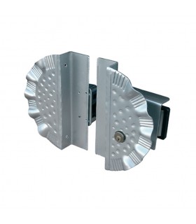 Option cache-serrure et serrure pour portails lourds à ouverture manuelle ou électrique