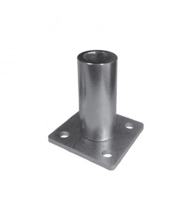 Pivot inférieur à bille tube 40x40mm à visser sur pilier