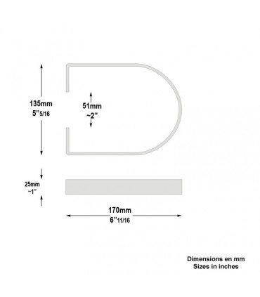 Anneaux de protection des gonds pour portail gamme cancelli
