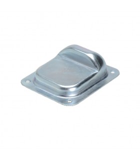 Sabot / Butée de portail cylindrique en acier galvanisé à visser