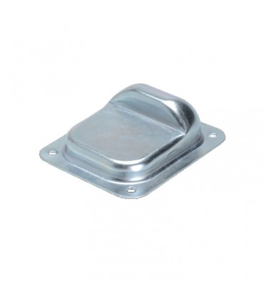 Sabot / Butée de portail cylindrique en acier galvanisé à visser