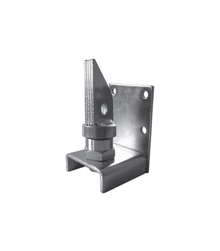 Pivot inférieur à bille tube 40x40mm pour portillon à visser sur pilier