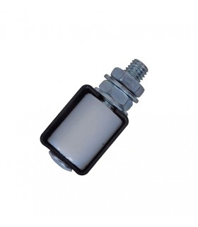 Galet de guidage Ø30x75mm axe M12 aveccapot de protection pour portails coulissants